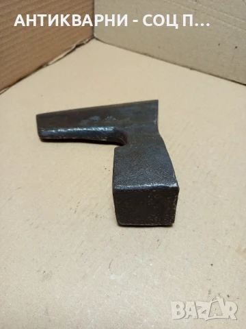 Соц Стара Кована Брадва Номер 12. Тегло 1.700кг., снимка 4 - Антикварни и старинни предмети - 50648489