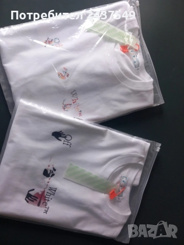 тениска Off white tee, снимка 4 - Тениски - 52056546