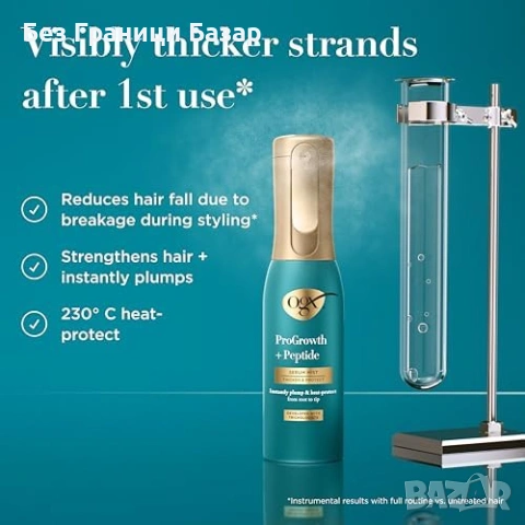 Нов OGX спрей leave-in серум за плътна коса + защита при топлинен стайлинг, снимка 4 - Продукти за коса - 53573911