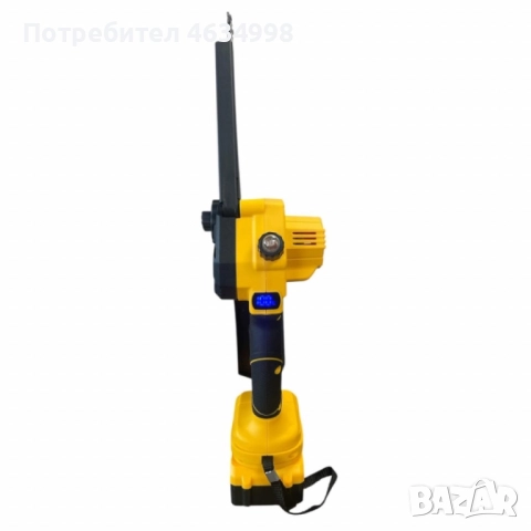 Акумулаторна Резачка 36V 8Ah с Шина 15 см – Трион с Автоматично Смазване и 2 Вериги, снимка 4 - Моторни триони/резачки - 52581371