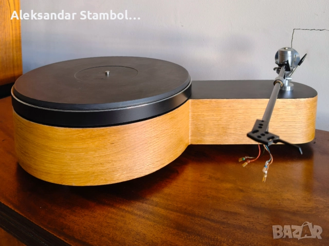 Ръчно изработен бутиков грамофон с рамо 12 инча