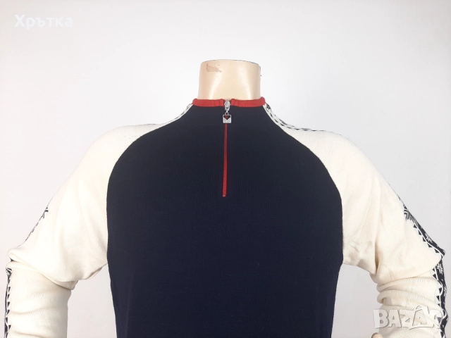 Dale of Norway Geilo - Оригинален мъжки пуловер с цип размер XL, снимка 6 - Пуловери - 52514812