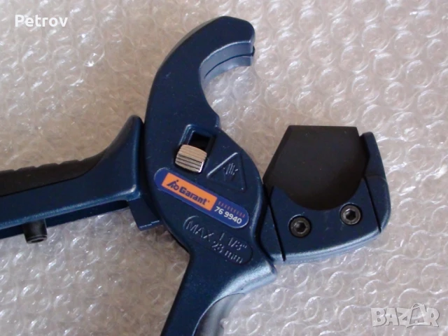 Garant - MADE IN GERMANY - ЧИСТО НОВИ Profi Ножици за Маркучи и PVC материали до 28 mm диаметър !!!!, снимка 14 - Клещи - 49308142