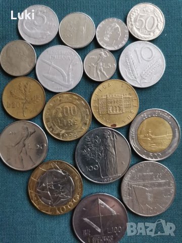 Голям лот монети от Италия 