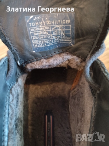 Дамски обувки 36н Tommy Hilfiger, снимка 4 - Дамски боти - 52071185