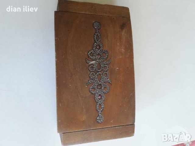 Стара дървена кутия , снимка 15 - Други ценни предмети - 28909491