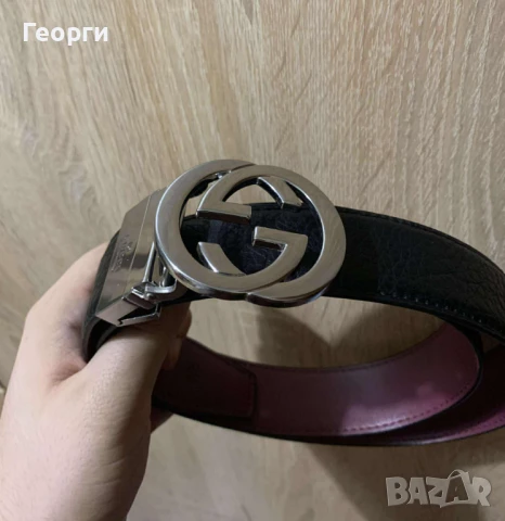 Gucci оригинален мъжки колан, снимка 2 - Колани - 51424671