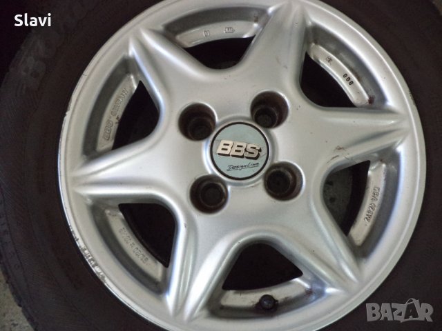 BBS djanti s gumi 165/70R13 4X100 et38 5,5j za Opel,VW,Reno , снимка 4 - Гуми и джанти - 26674315