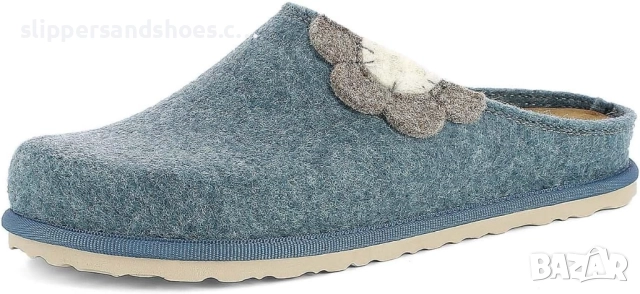 Дамски домашни чехли Inblu филц син деним 36/41, снимка 2 - Пантофи - 52227106