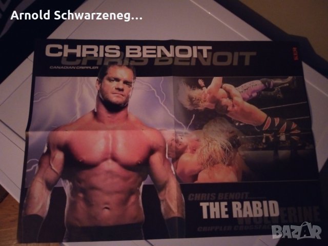 Плакати КЕЧ Крис Беноа., снимка 2 - Колекции - 27369114