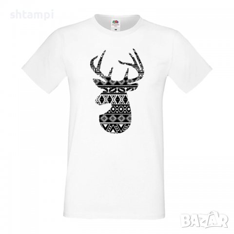 Мъжка тениска Deer 1 Елен Животно,Изненада,Подарък,Празник , снимка 7 - Тениски - 36813687