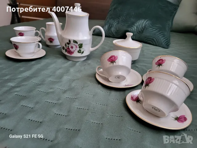 Порцеланов сервиз за кафе , снимка 3 - Чаши - 46324985