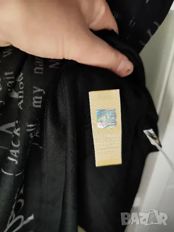 John Galliano Black gazette Мъжка тениска, L , снимка 3 - Тениски - 47546594