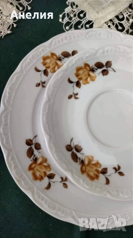 Mitterteich Bavaria кафява роза сетове , снимка 3 - Чаши - 53024936