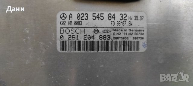 Компютър двигател Мерцедес W202,210 и др. 1.8/2.0, снимка 2 - Части - 38545910