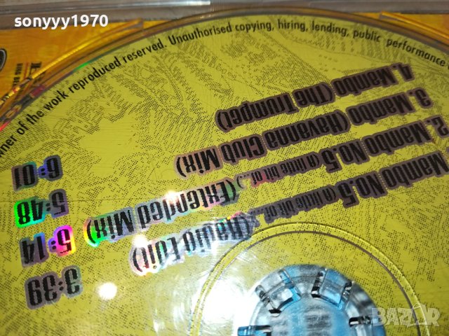 LOU BEGA MAMBO N5 CD-ВНОС GERMANY 0112231535, снимка 5 - CD дискове - 43228788