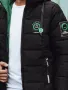 Мъжко черно ватирано яке, 4цвята , снимка 4