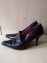 Дамски обувки на висок ток от естествена кожа , снимка 2