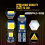10 бр. малки габаритни крушки за арматурно табло T5 3SMD LED супер ярък 3030 LED осветление, снимка 5