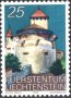 Чиста марка Архитектура Замък 1989 от  Лихтенщайн, снимка 1 - Филателия - 42974209