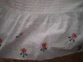 Винтич ръчно направена ръчно бродирана покривка кенар, снимка 4