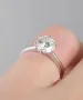 Пръстен с лабораторен диамант , снимка 2