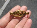 СТАРА ПОЗЛАТЕНА БРОШКА , снимка 4