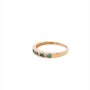 Златен дамски пръстен с 4 бр. брилянти 1,60гр. размер:53 14кр. проба:585 модел:20548-4, снимка 2