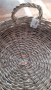 плетен поднос с дръжки от естествена тръстика бамбук за сервиране, нов, етикет.  Диаметър ф37,5 см,, снимка 6