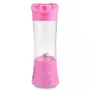 Преносима електро бутилка за шейкове, смутита и блендиране на плодове, снимка 6