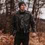 Рокерия мото кожено яке естествена кожа марка UNIK. Класически модел. , снимка 2