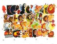 50 бр Симба Нала Цар Лъв самозалепващи лепенки стикери за украса декор картонена торта и др декор, снимка 1 - Други - 33646764