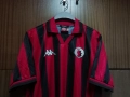 Foggia Home 1997 1998 1999 Kappa Vintage оригинална ретро футболна тениска фланелка екип Фоджа Калчо, снимка 4