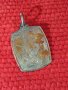 СТАРИНЕН НЕЖЕН АРТ НУВО СРЕБЪРЕН ПЕНДАНТ РЪЧНО ГРАВИРАН ВИСОКА ПРОБА СРЕБРО 35453, снимка 3