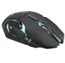 Безжична мишка Mars Gaming MMW, геймърска мишка с RGB Flow осветление, 3200DPI, USB, цвят: черно, снимка 4