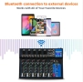Професионален 7-канален студиен миксер Depusheng HT7 Bluetooth с USB DJ MP3 жак , снимка 10