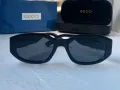 GUCCI с лого 1:1 дамски слънчеви очила елипса 2 цвята овални кръглин, снимка 6