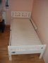 2 бр. Детско легло с парапет 70x160 IKEA KRITTER с латексов матрак и подматрачна рамка, снимка 6