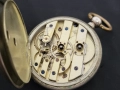 Сребърен тримостов джобен часовник , снимка 6