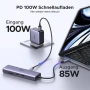 UGREEN 7-в-1 USB C Хъб Етернет Док с 4K HDMI, 100W PD, Съвместим с MacBook, iPhone, снимка 11
