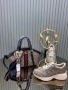 Louis Vuitton Gucci Комплект Дамски Маратонки и Дамска Чанта - Различни Цветове И Модели Код SK408, снимка 3