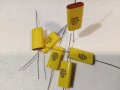 2,2uF/160V полипропиленови френски кондензатори за аудио филтри с аксиални изводи, снимка 1
