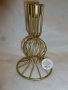Нов метален свещник, коледен свещник, снимка 3