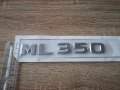 сребрист надпис Mercedes Benz ML 350, снимка 2