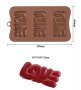 Love Шоколад шоколадов блок шоколадова плочка силиконов молд форма фондан, снимка 1 - Форми - 40302325
