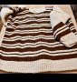 Пролетно намаление на21лв-УНИСЕКС,Ръчно плетен пуловер-100%истинска вълна, снимка 2