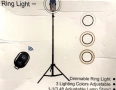 Професионална Селфи LED Ринг Лампа с Трипод USB Дистанционно , снимка 12
