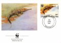 Конго 1987 - 4 броя FDC Комплектна серия - WWF, снимка 2