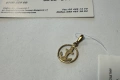 Златна висулка(котва)1.12гр., снимка 3