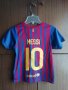 Barcelona Lionel Messi Nike оригинална детска тениска 7-8г Барселона Меси 122-128см , снимка 1 - Детски тениски и потници - 43283516